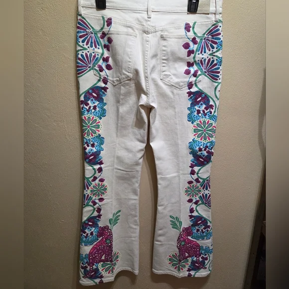 Johnny Was Jade The Flare Jean Leilana Size 29 - Picture 8 of 11